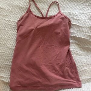 Lululemon Athletica Pink Fitted Camisole Tank Top